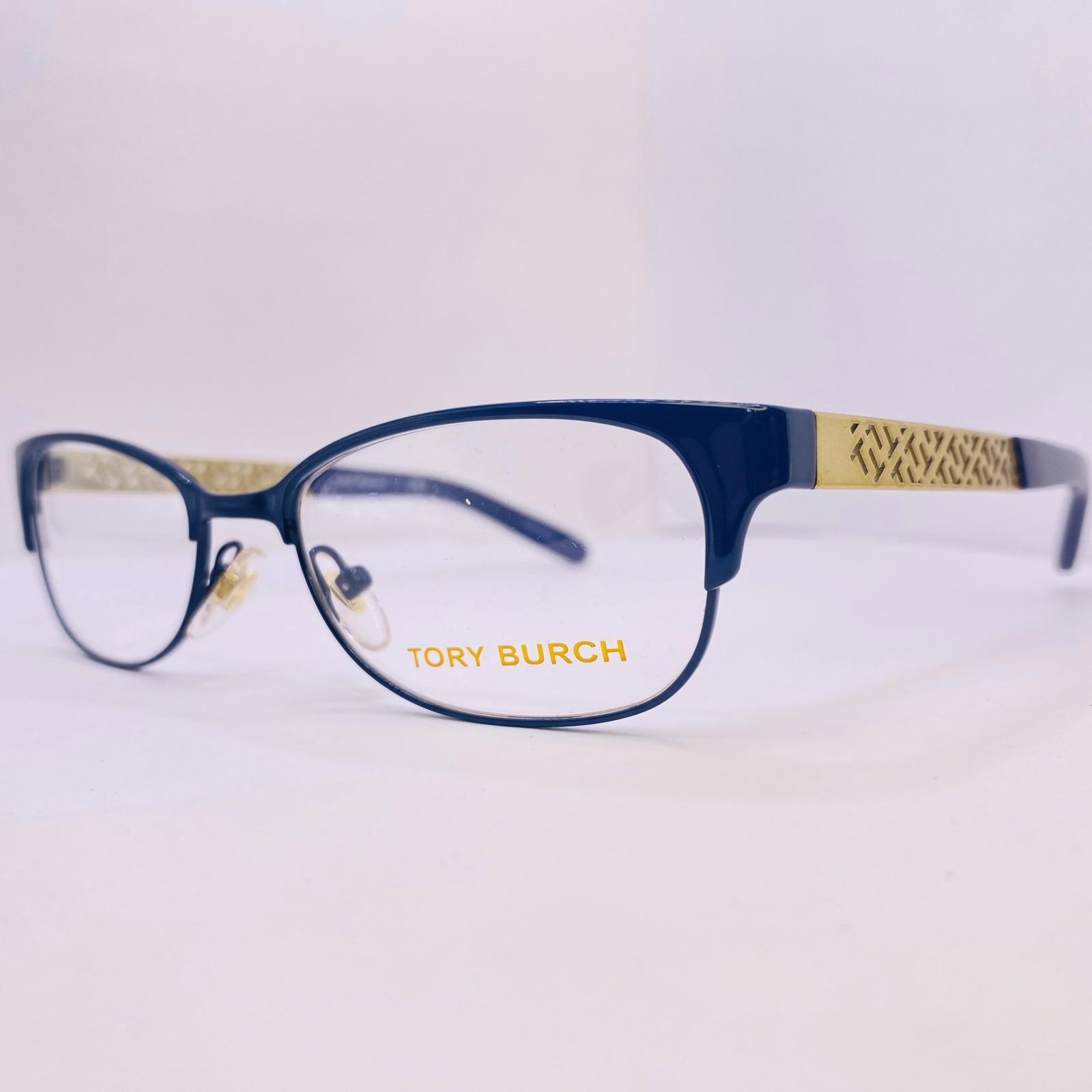 Tory Burch Authentic Eyeglasses Ty 1047 3058 49 [] 16 135 Mm Gold Blue Women